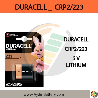 باتری لیتیومی DURACELL-CRP2-223