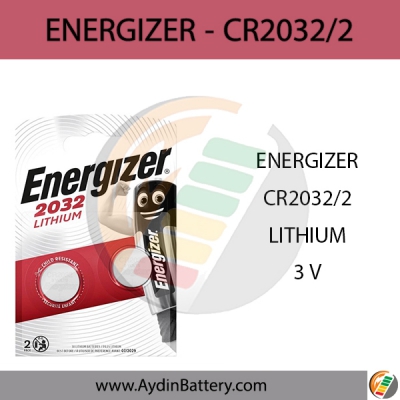 باتری سکه ای لیتیومی انرجایزر ENERGIZER-CR2032 B2