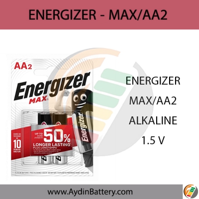 باتری قلمی آلکالاین ENERGIZER-AA2 MAX
