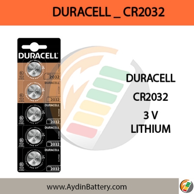 باتری لیتیومی سکه ای DURACELL- CR2032 B5