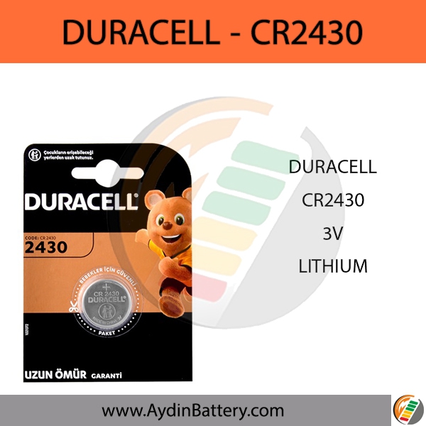 باتری سکه ای لیتیومی دوراسل DURACELL-CR2430