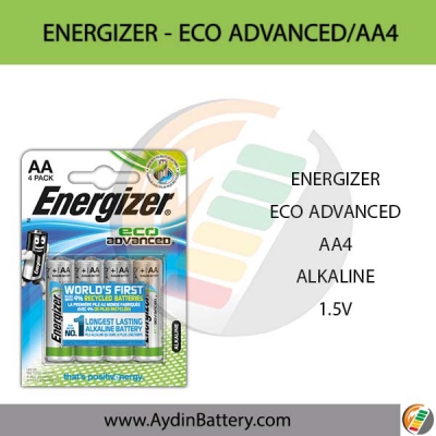 باتری قلمی آلکالاین انرجایزر ENERGIZER-AA4 ECO ADVANCED