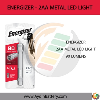 چراغ قوه انرجایزر ENERGIZER-2AA METAL LED LIGHT