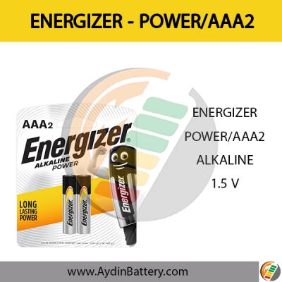 باتری نیم قلمی آلکالاین انرجایزر ENERGIZER-AAA2 POWER